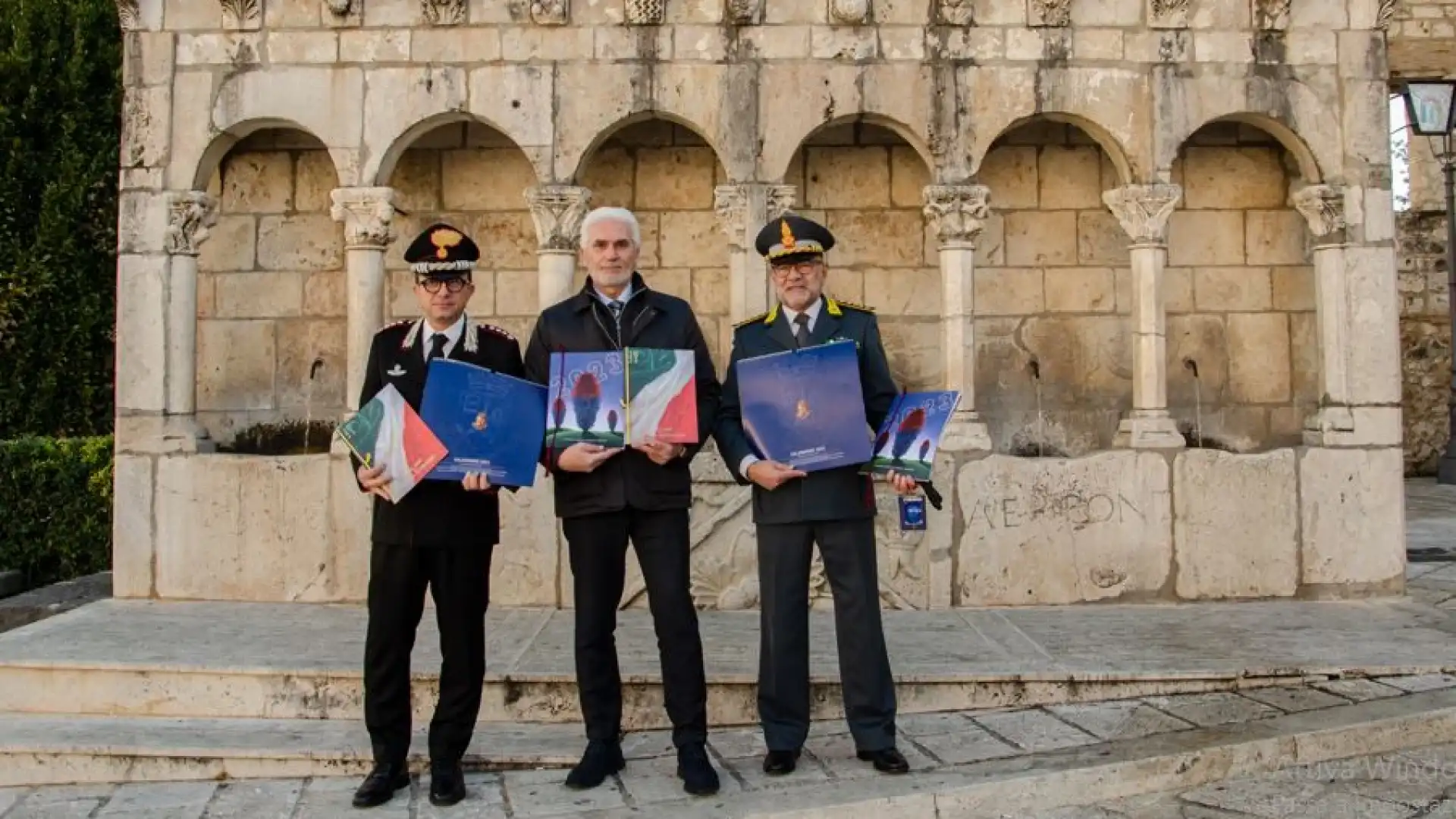 Isernia: Scambio di Auguri fra i vertici delle Forze di Polizia.